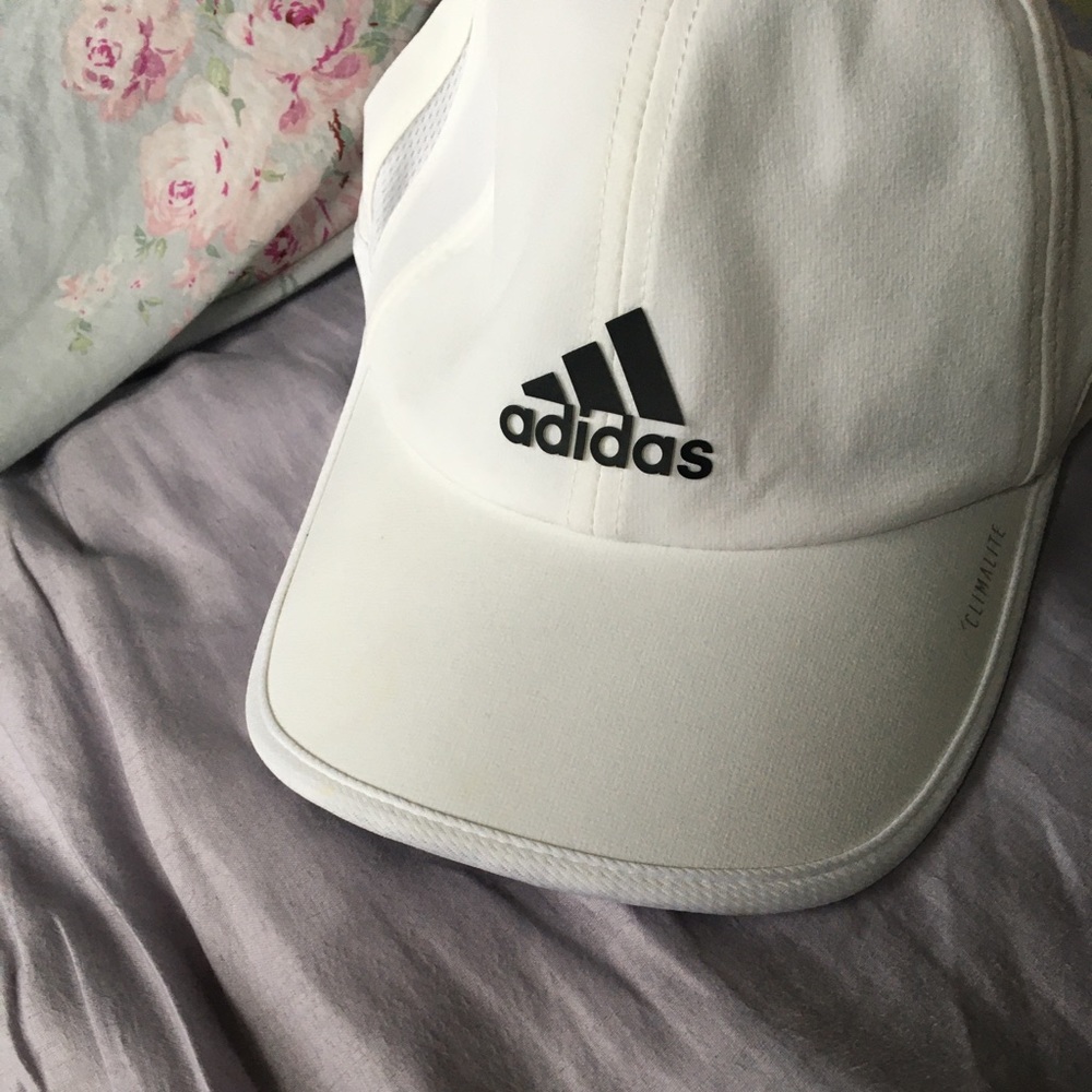 White adidas hat